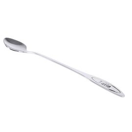 latte macchiato spoon stainless steel shiny handle reading "Latte"  L 200 mm product photo