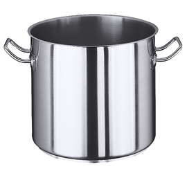 B-Stock | Saucepan, high form, 155 l, Ø inside 60 cm, H 55 cm, Ø bottom 53 cm, made of CNS 18/10, heavy quality, matt polished, suitable for induction product photo