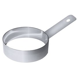 omelet frying ring stainless steel 18/10 round Ø 85 mm  H 25 mm product photo