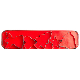 cookie cutters 5 cookie cutter | can  • Christmas  | tinplate  H 25 mm product photo
