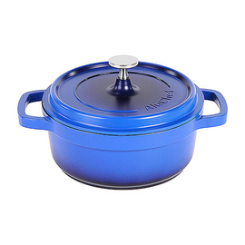 casserole 2.4 ltr cast aluminum blue | suitable for induction product photo