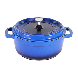casserole 4 ltr cast aluminum blue | suitable for induction product photo