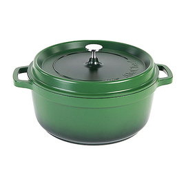 casserole 6.5 ltr cast aluminum green | suitable for induction product photo