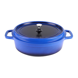 casserole 7.5 ltr cast aluminum blue | suitable for induction product photo  S
