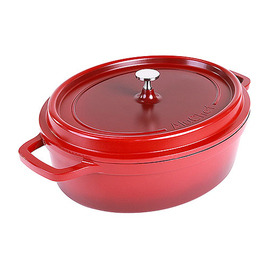 casserole 7.5 ltr cast aluminum red | suitable for induction product photo