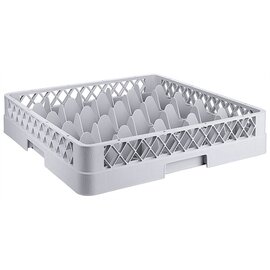 dishwasher basket GLAS blue 500 x 500 mm | 25 compartments max Ø 90 mm  H 80 mm product photo