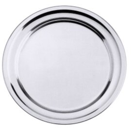 roast meat plate stainless steel beaded rim Ø 320 mm  H 22 mm product photo