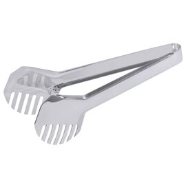 salad tongs stainless steel slotted shiny  L 240 mm product photo
