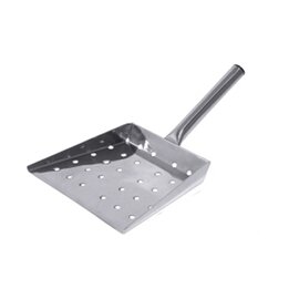 baking shovel stainless steel perforated 215 x 175 mm  • closed hollow handle product photo