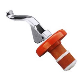 bottle stopper plastic red Ø 30 mm H 40 mm spout Ø max. 20 mm product photo