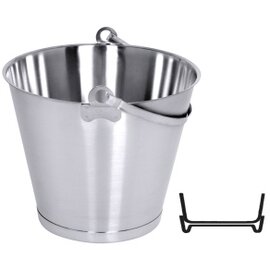 bucket with graduated scale stainless steel 12 ltr  Ø 320 mm  H 270 mm product photo