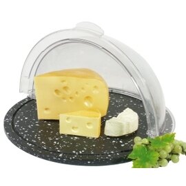 cheese serving set large plastic with domed hood Ø 400 mm  H 200 mm product photo
