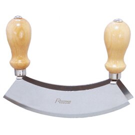 double blade rocking knife curved blade smooth cut  L 20 cm product photo