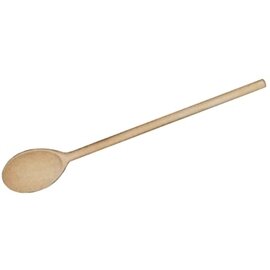 wooden cooking spoon wood oval  L 250 mm product photo