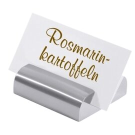 menu card holder • stainless steel L 67 mm x 60 mm product photo