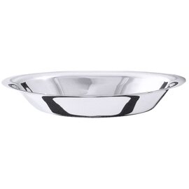 bread bowl stainless steel oval 305 mm  x 165 mm  H 50 mm product photo
