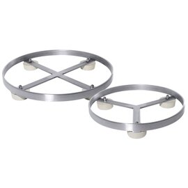 1344/265 Haltegestell für Salatschleuder aus 4 mm starkem Edelstahl 18/10, auf 3 bzw. 4 Gummifüßen, sichert die Salatschleuder auch auf nassen Abstellflächen und Tischen, Ø 26,5 cm, H 4 cm, passend zu Art. Nr. 174679 product photo