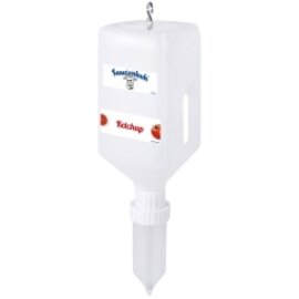 Udder Sauce Dispenser S white 2.7 ltr  | handling per udder  L 125 mm  H 440 mm product photo