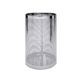 umbrella stand|wastepaper basket stainless steel perforated Ø 250 mm  H 500 mm product photo