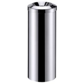 wastepaper basket stainless steel self-extinguishing Ø 250 mm  H 680 mm product photo