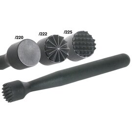 caipirinha muddler radially serrated plastic black  L 225 mm  Ø 27 mm product photo