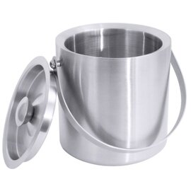 ice bucket with lid 1.75 ltr stainless steel double-walled  Ø 150 mm  H 150 mm product photo