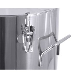 universal container with lid 20 ltr stainless steel matt Ø 265 mm  H 395 mm product photo