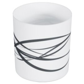 table bin 1.8 ltr plastic white Ø 130 mm H 140 mm product photo