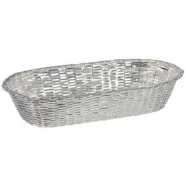 CLEARANCE | baguette basket steel oval 280 mm  x 125 mm  H 60 mm product photo