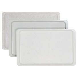 standard tray GN 1/2 fibre glass light grey rectangular product photo