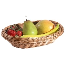 serving basket wicker oval 290 mm  x 200 mm  H 70 mm product photo