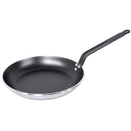 Lyonese pan  • aluminium 5 mm  • non-stick coated  Ø 200 mm  H 30 mm | long iron handle product photo