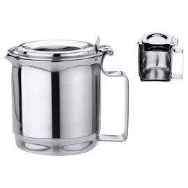 insulated coffee pot stainless steel 18/10 with lid shiny 300 ml H 100 mm product photo