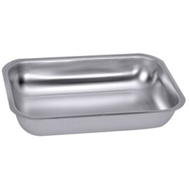 bowl stainless steel 1.2 ltr 240 mm  x 170 mm  H 40 mm product photo