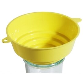 canning funnel plastic yellow  Ø 105 mm passage Ø 40 mm  H 55 mm product photo