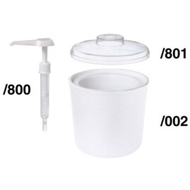 refrigerated container with coaster ABS white 1.9 ltr  Ø 185 mm  H 180 mm product photo