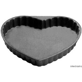 heart-shaped baking mould black 260 mm  x 250 mm  H 45 mm product photo