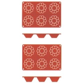 baking mat  • brioche | 6-cavity | mould size Ø 79 x 30 mm  L 300 mm  B 175 mm product photo