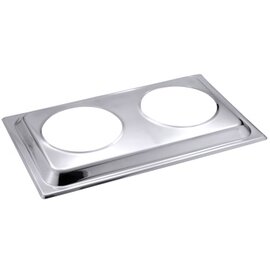 insert for 2 bain marie pots GN 1/1 stainless steel product photo