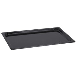 convection oven pan GN 1/2 stainless steel non-stick coated black  H 10 mm product photo