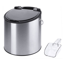 ice bucket stainless steel double-walled with lid 3.8 ltr incl. shovel product photo