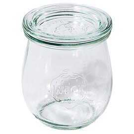Weck® tulip jar | 580 ml Ø 100 mm H 85 mm • glass lid | 6 pieces product photo