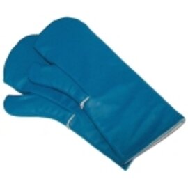 cold protection gloves PU blue lined | 1 pair product photo