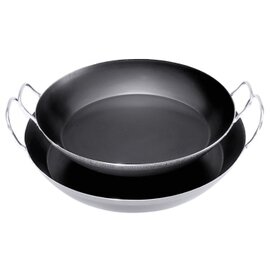 paella pan  • iron 2.5 mm  Ø 240 mm  H 40 mm | 2 raised handles product photo