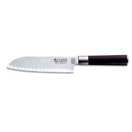 Santoku, 8 1042 18K, with Kullenschliff, blade length 18 cm, damascene knife series &quot;1893&quot; product photo