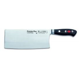 Chinese cooking knife PREMIER PLUS straight blade smooth cut | black | blade length 18 cm product photo