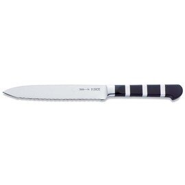 universal knife 1905 wavy cut  | massive ferrules | black | blade length 13 cm product photo