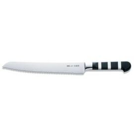 bread knife 1905 wavy cut  | massive ferrules | black | blade length 21 cm product photo