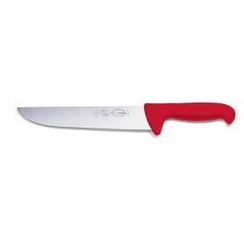 butcher block knife ERGOGRIP red  | straight blade  | smooth cut  | blade length 26 cm product photo
