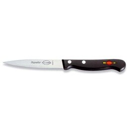 kitchen knife SUPERIOR smooth cut  | riveted | black | blade length 10 centimeters product photo